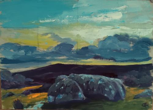 A Dartmoor rock