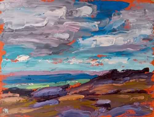 Edge of the Moor, windy day