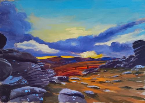 Hound Tor, storm brewing