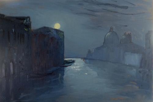 Moon on the Grand Canal