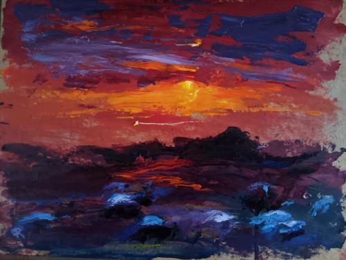 Sundown on the Moor