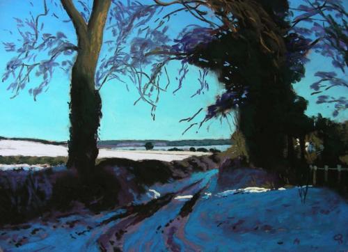 Green lane - after the snow