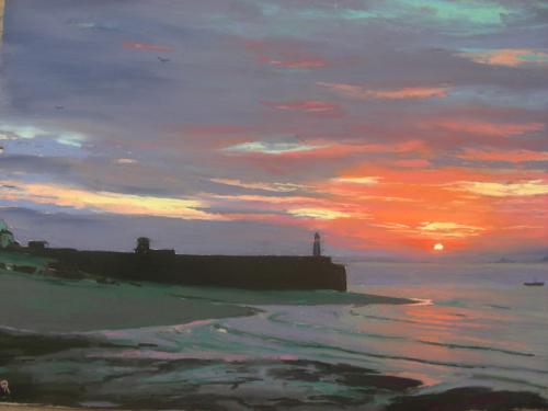 Summer sunrise, St Ives