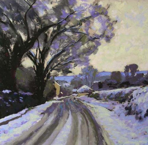 Towards Tipton - snow
